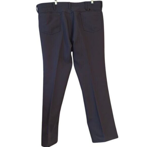 Wrangler Mens Gray Twill Pants Size 38x30 Straight Leg Classic Fit Durable Casua - Picture 8 of 10